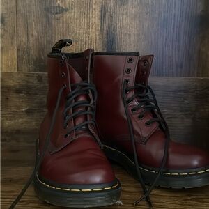 Cherry Red 1460 Doc Martens Leather Boots